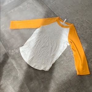 H&M Baseball Shirt 💛 NWOT